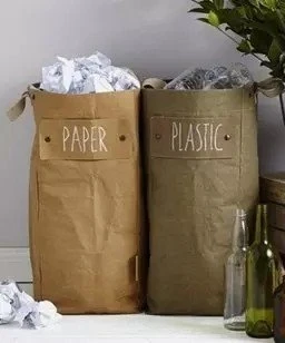 Customize Design Bio-degradable Kraft Paper Recycling Laundry Bags (5) Customize Design Bio-degradable Kraft Paper Recycling Laundry Bags (5)